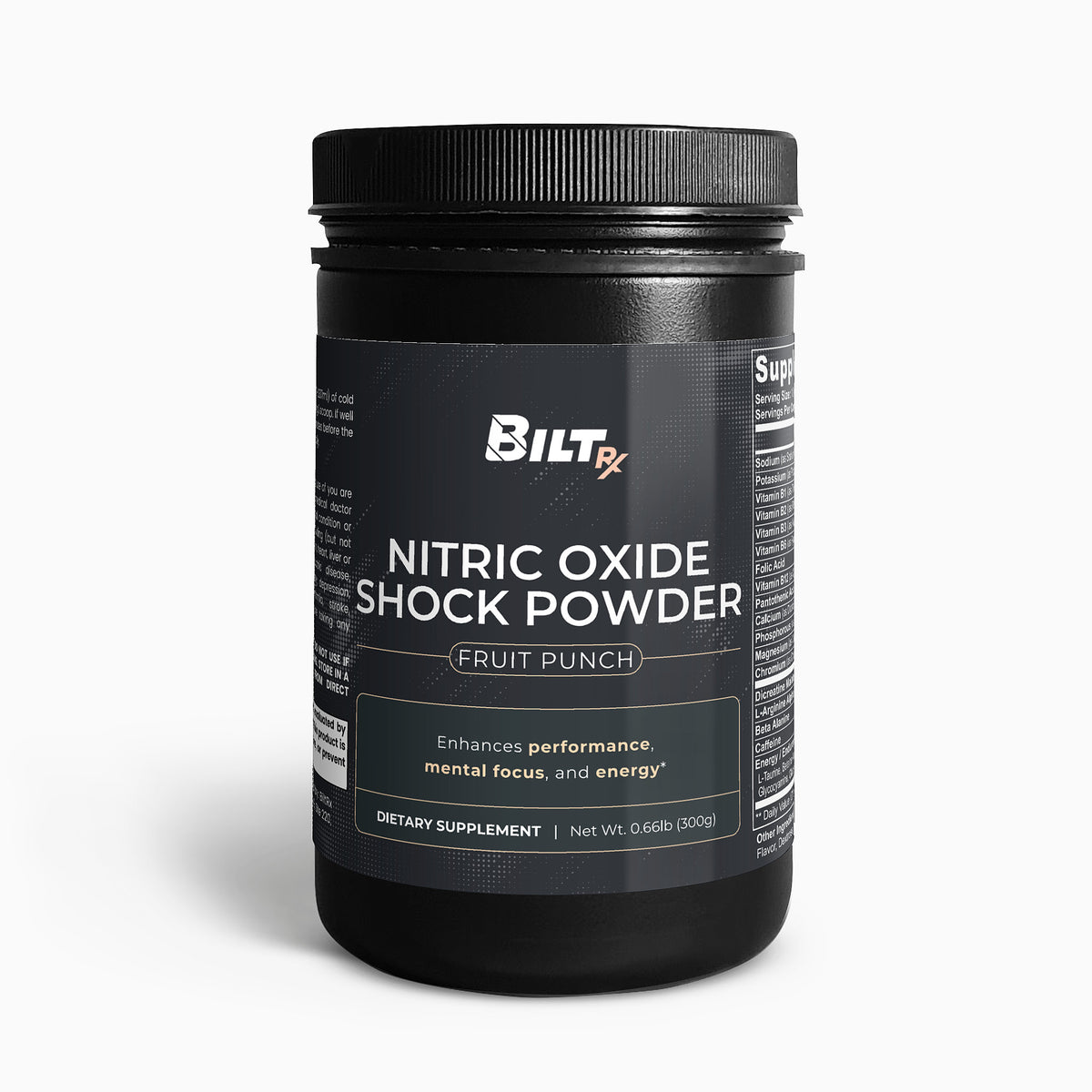 Shock Line Powder Nitric Oxide Shock Powder (Fruit Punch) – BiltRx